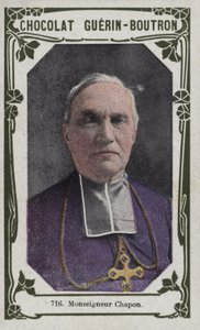 Monsignor Chapon (färgat foto) av French School