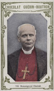 Monseigneur Charost (färgad bild) av French School