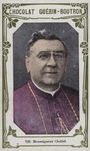 Monsignor Chollet (färgat foto) av French School