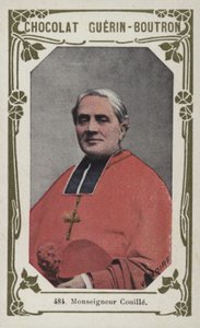 Monsignor Couille (färgat foto) av French School
