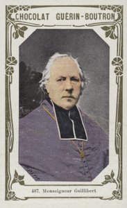 Monseigneur Guillibert (färgat foto) av French School