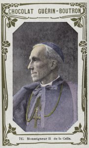 Monsignor H de la Celle (färgat foto) av French School