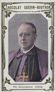 Biskop Jullien (färgad bild) av French School
