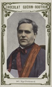 Biskop Pechenard (färgad bild) av French School