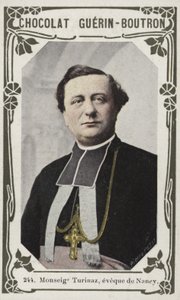 Monsignor Turinaz, biskop av Nancy (färgat foto) av French School