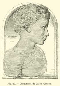 Marie Goujons monument av French School