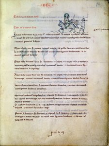 Ms 1175 f.92 St. Martin skär sin mantel, från Vieil Rentier dAudenarde, 1291-1302 av French School