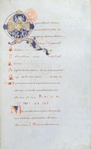 Ms 384 Antiphonary of Saint Denis Abbey, 1000-talet av French School