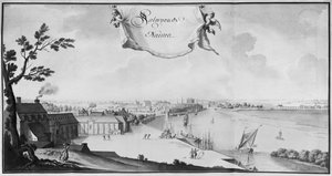 Ms 512 Saltlager i Nantes, 1723 (penna och tvätt på papper) av French School