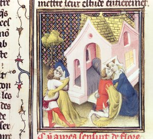 Fr 12420 The Bawdy Women, från De Claris Mulieribus, av Giovanni Boccaccio (1313-75) av French School