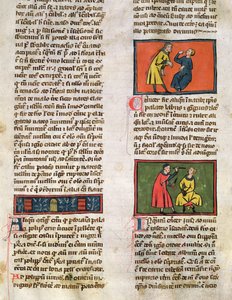 Ms H 89 Doctors and Patients, från en upplaga av Book of Surgery av Rogier de Salerne av French School