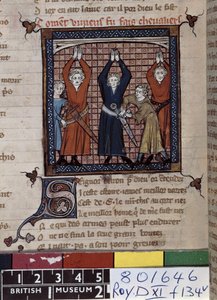Ms Roy 20 D XI fol.134v Vivian and Others Take Oath, från 