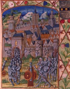Ms. Royal 20 E.III fol.152v The Capture of Evreux, från 