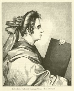 Madrid Museum, Hustrun till Velasquez (gravyr) av French School