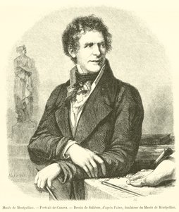Montpellier Museum, Porträtt av Canova (gravyr) av French School
