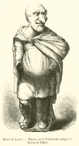 Louvren, Maccus eller den antika Polichinelle (gravyr) av French School