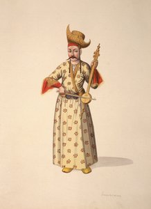 Musiker, ottomansk tid, 1700-talets tredje kvartal (wc på papper) av French School
