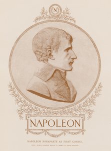 Napoleon Bonaparte som förste konsul av French School