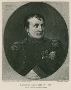 Napoleon Bonaparte 1809 av French School