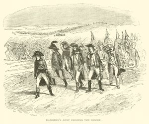 Napoleons armé korsar öknen (gravyr) av French School
