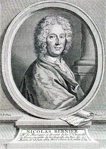 Nicolas Bernier (1665-1734) graverad av Etienne Fiquet (1719-94) (gravyr) av French School