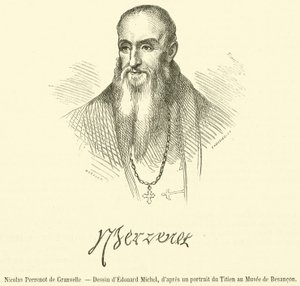 Nicolas Perrenot de Granvelle (gravyr) av French School