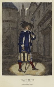 Nattväktare, 1500-talet av French School