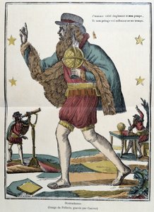Nostradamus - bild av Epinal av French School