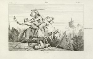 Odo, kung av västra Frankrike, slåss mot vikingarna