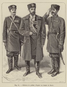 Poliser (gravyr) av French School