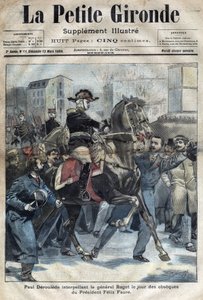 På dagen för Felix Faures obseques försökte Paul Deroulede träna general Roget mot regeringen den 23 februari av French School