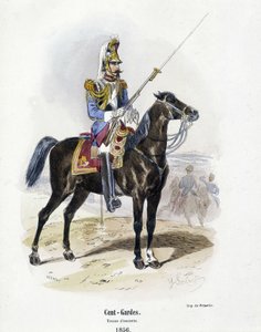 Hundra - vakter: eskortdräkt 1856 - i "" Histoire de l