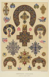 Silversmide-smycken (1500- och 1600-talen) (chromolitho) av French School