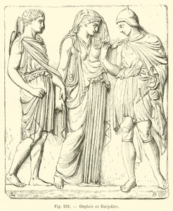 Orphee et Eurydice (gravyr) av French School