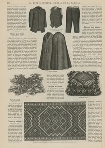 Sida från La Mode Illustree av French School