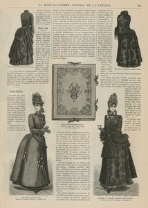 Sida från La Mode Illustree av French School