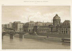 Palace of the Institute and Hotel des Monnaies, 1877 av French School