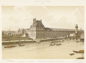 Tuileriepalatset, 1640 av French School