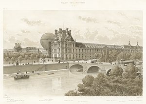 Tuileriepalatset, 1879 av French School