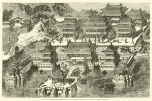 Sommarpalatset, Fang-hou-ching-king eller den oöverträffade platsen (gravyr) av French School