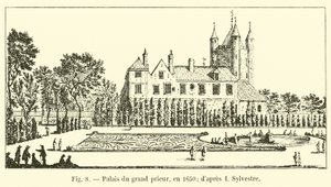 Grand Priorpalatset, 1650; efter I Sylvester