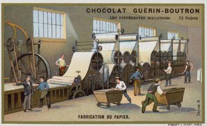 Papperstillverkning (chromolitho) av French School