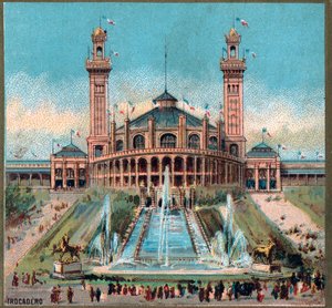 Paris. Universell utställning 1889: Trocadero. av French School