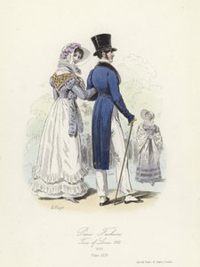 Paris mode, tid för Ludvig XVIII av French School