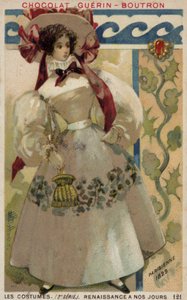 Parisiskt mode, 1829 av French School