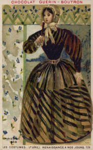 Parisiskt mode, 1848 av French School