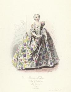Parisiska mode, tid för Ludvig XV av French School