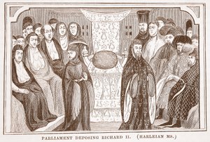 Parlamentet avsätter Richard II av French School