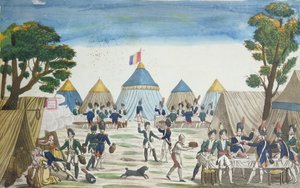 Parti som gavs till de ryska grenadjärerna av grenadjärerna i Grande Armée, 30 juni 1807 av French School