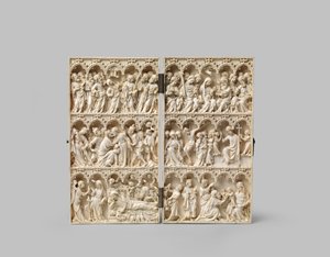 Passionsdiptyk, 1300-talet av French School